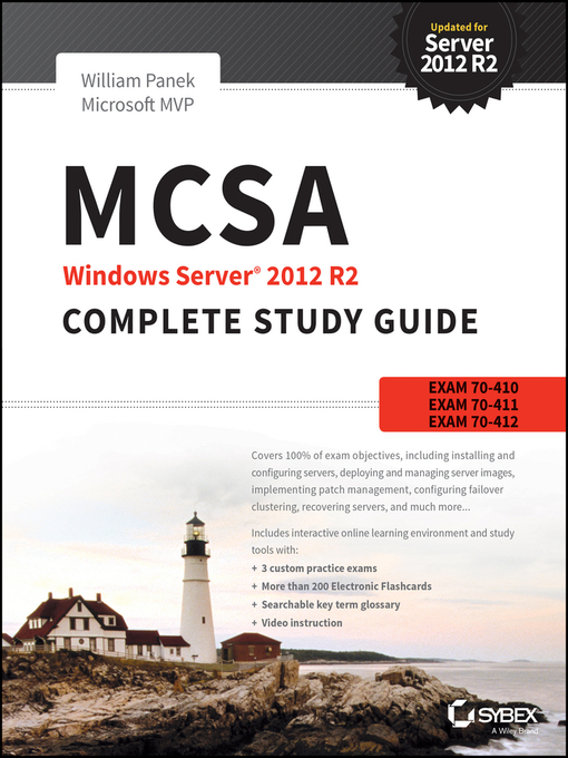 Title details for MCSA Windows Server 2012 R2 Complete Study Guide by William Panek - Available